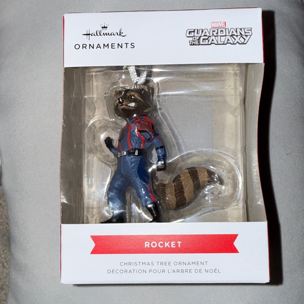 Hallmark Ornaments Marvel Rocket Guardians of the Galaxy - Christmas Raccoon - Picture 2 of 4